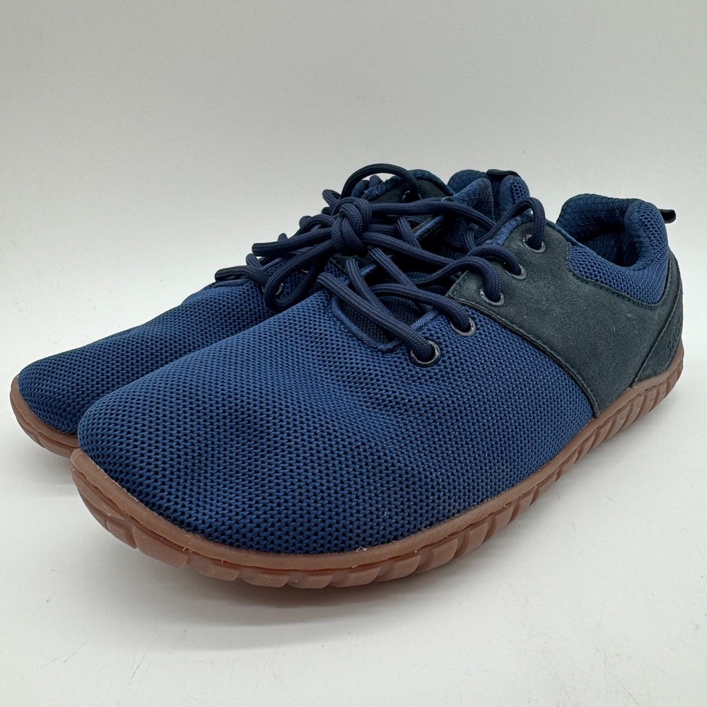 SAGUARO Barefoot Shoes Men's 7.5 Women's 9.5 Navy Blue Wide Toe Sneakers